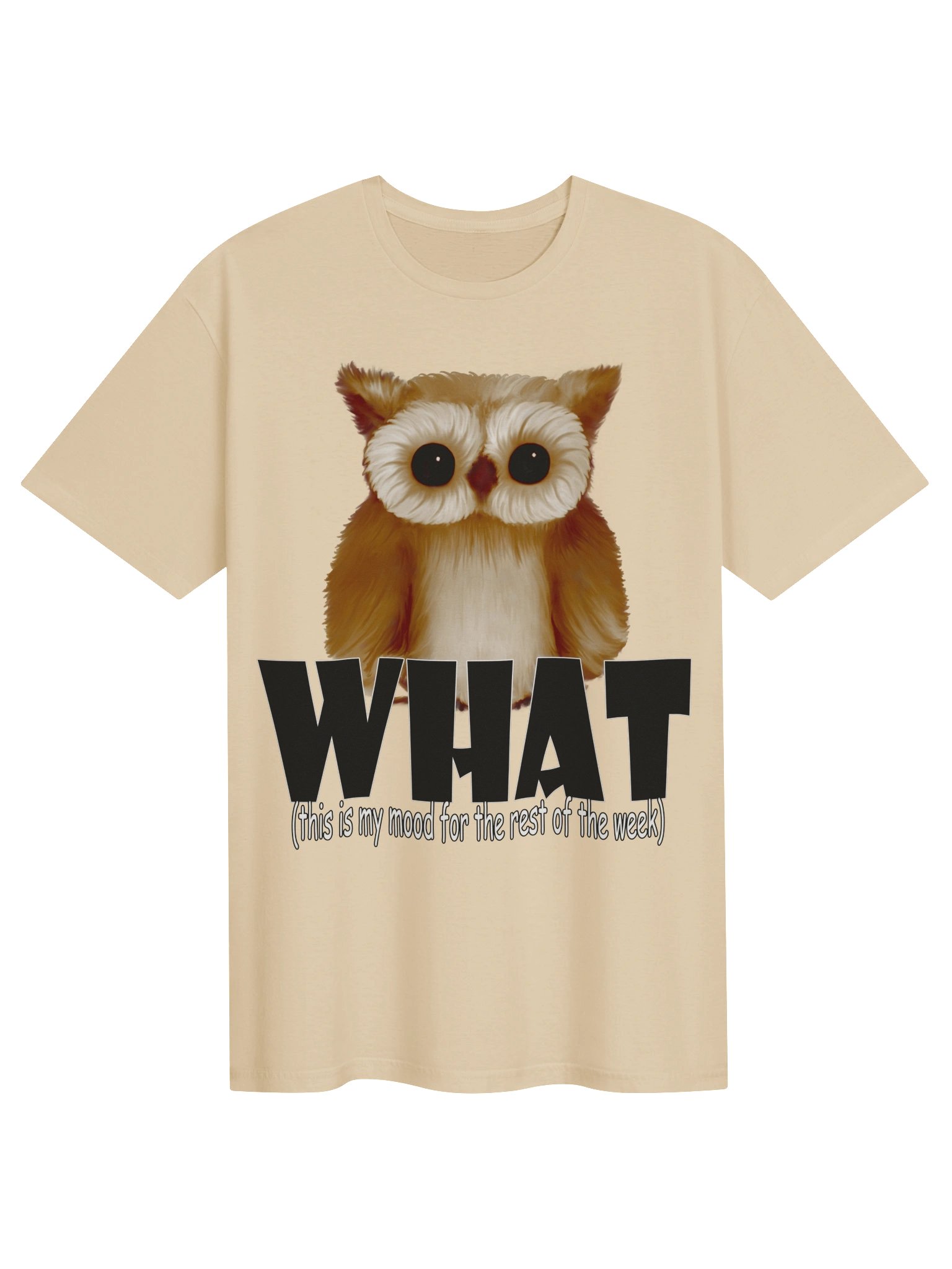 Owl "WHAT" T-Shirt. Unisex Gildan Softstyle T-Shirt product image (1)