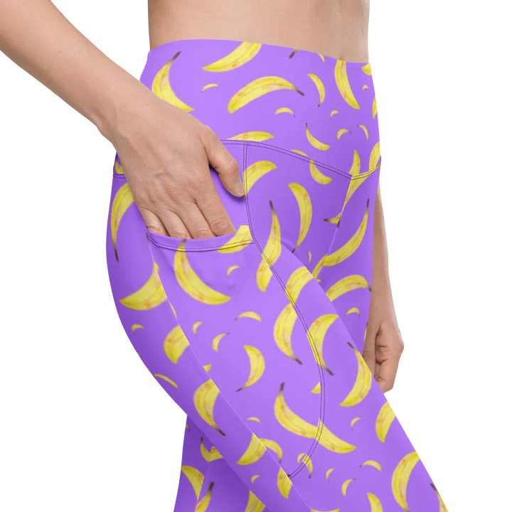Bananapalooza purple leggings product image (2)