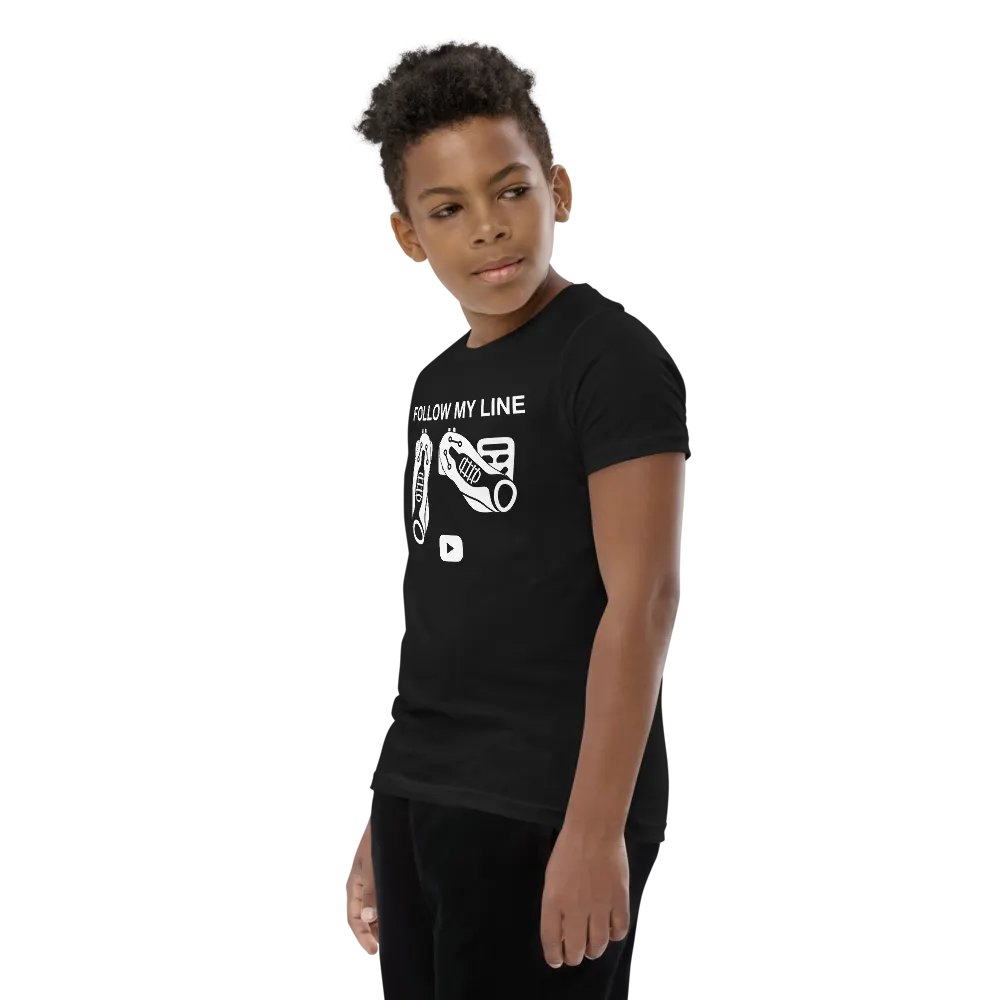 Follow My Line Youth Logo T-Shirt product image (8)
