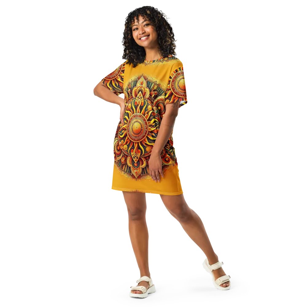 All-Over Print T-Shirt Dress product image (7)
