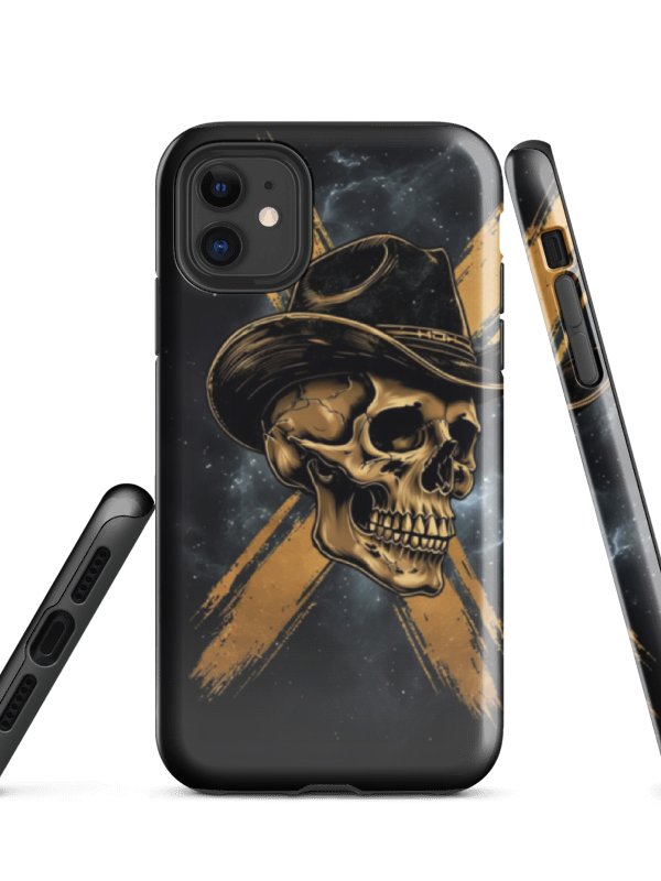 Golden Cowboy Skull Tough iPhone® Case product image (10)