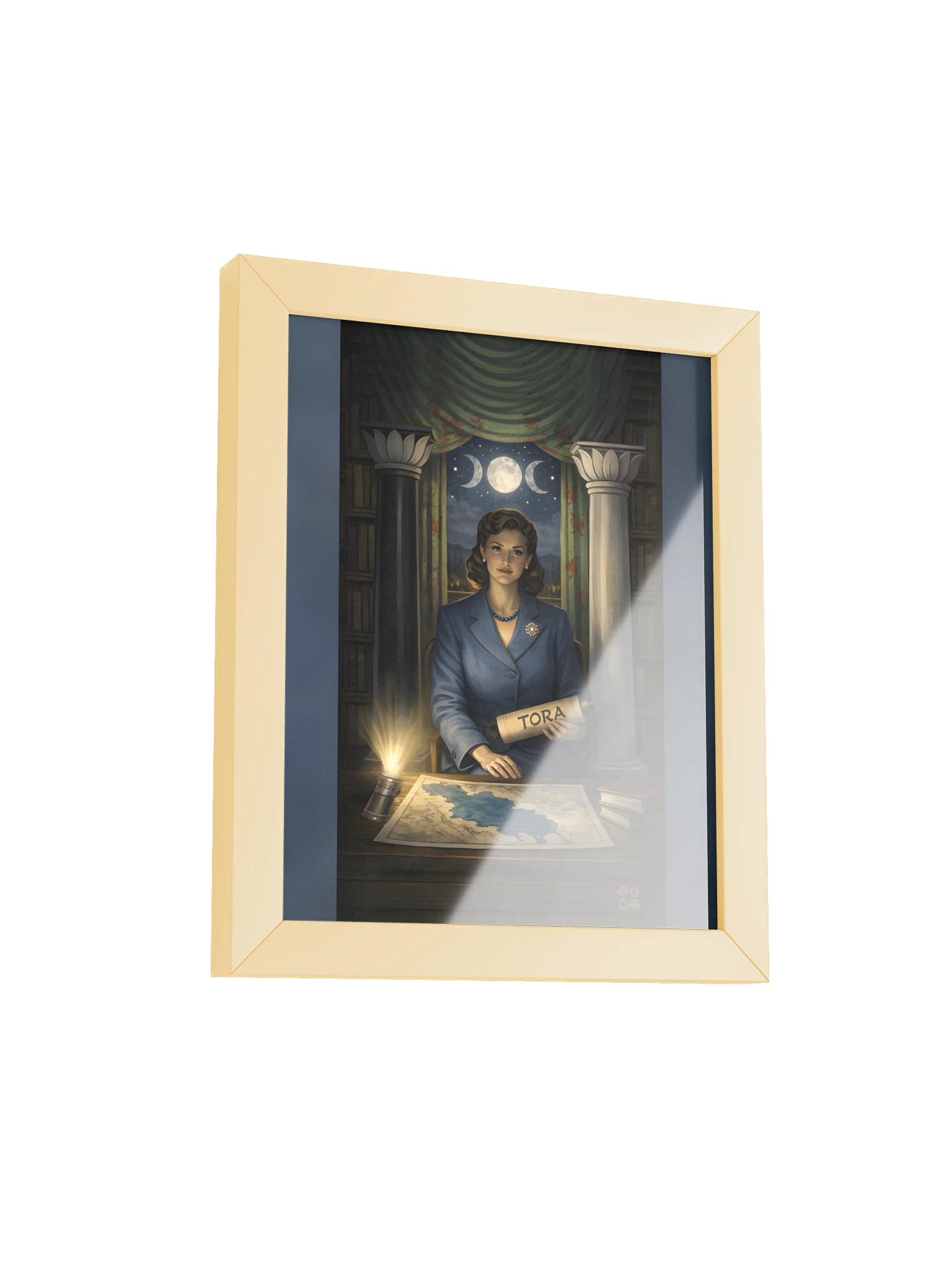 2 The High Priestess Tarot Art Framed Poster product image (2)