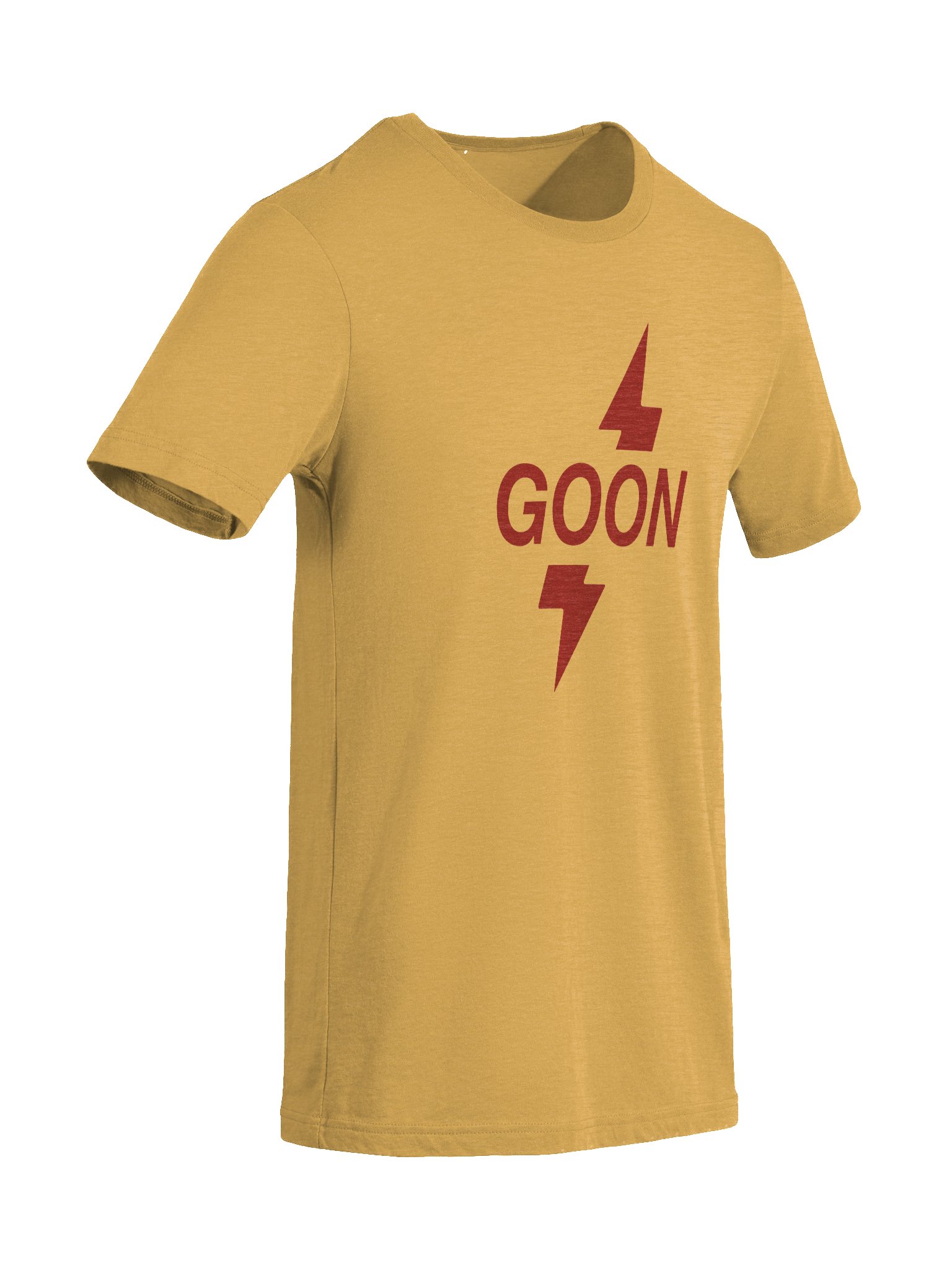 Goon Bolt Short Sleeve T-Shirt Yellow (Large Logo) product image (9)