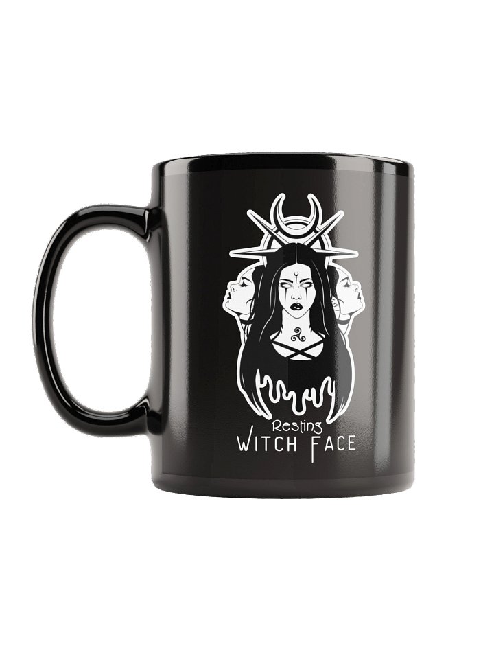 Resting Witch Face Black Mug product image (1)