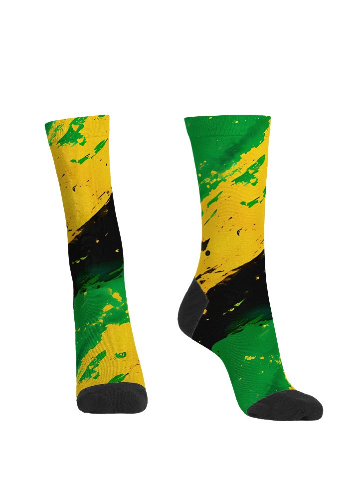 Vintage Jamaica Sport Print - Caribbean Apples | Premium Sustainable Crew Socks product image (1)