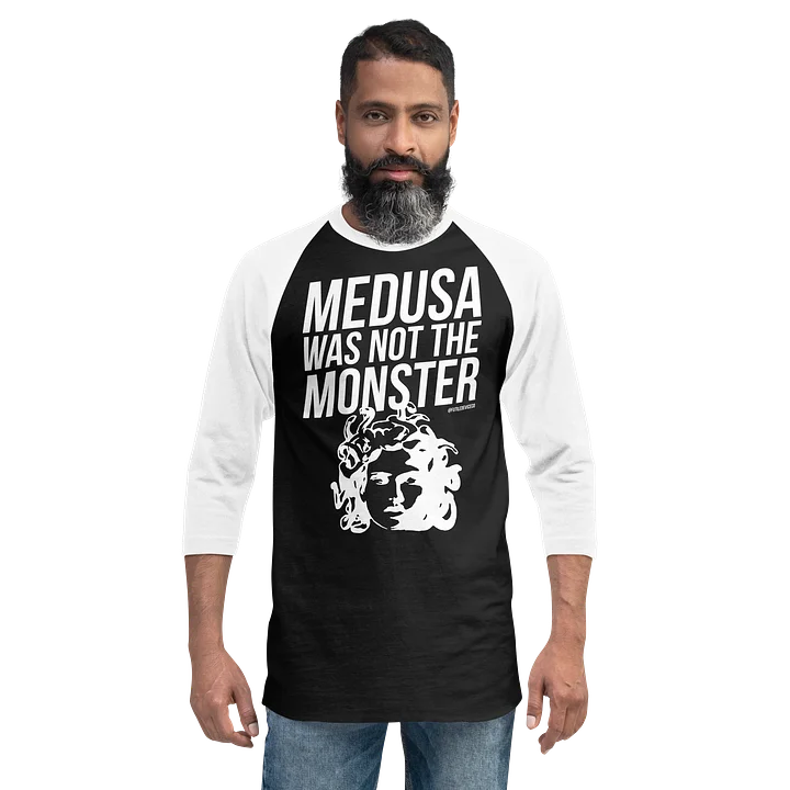 FUTILE DEVICE: MEDUSA WAS NOT THE MONSTER (BASEBALL TEE) product image (5)