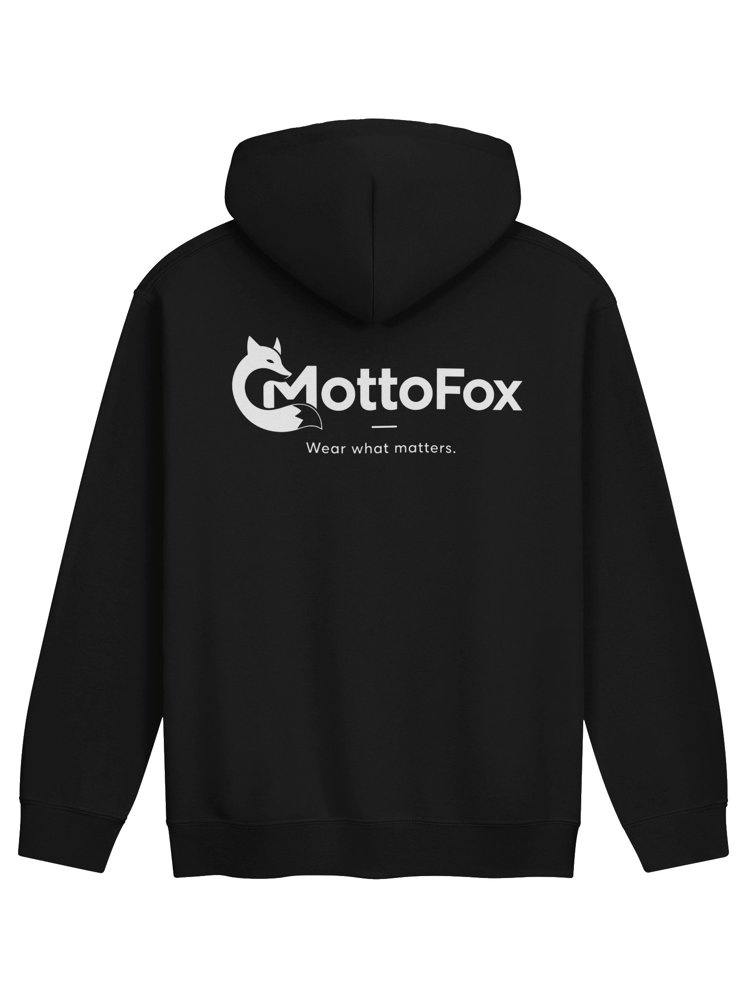 MottoFox Monochrome Logo Hoodie product image (2)