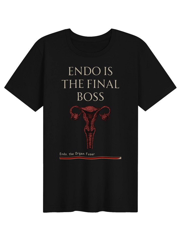 Endometriosis Final Boss Shirt | Endo Awareness & Chronic Pain Gamer Tee product image (1)