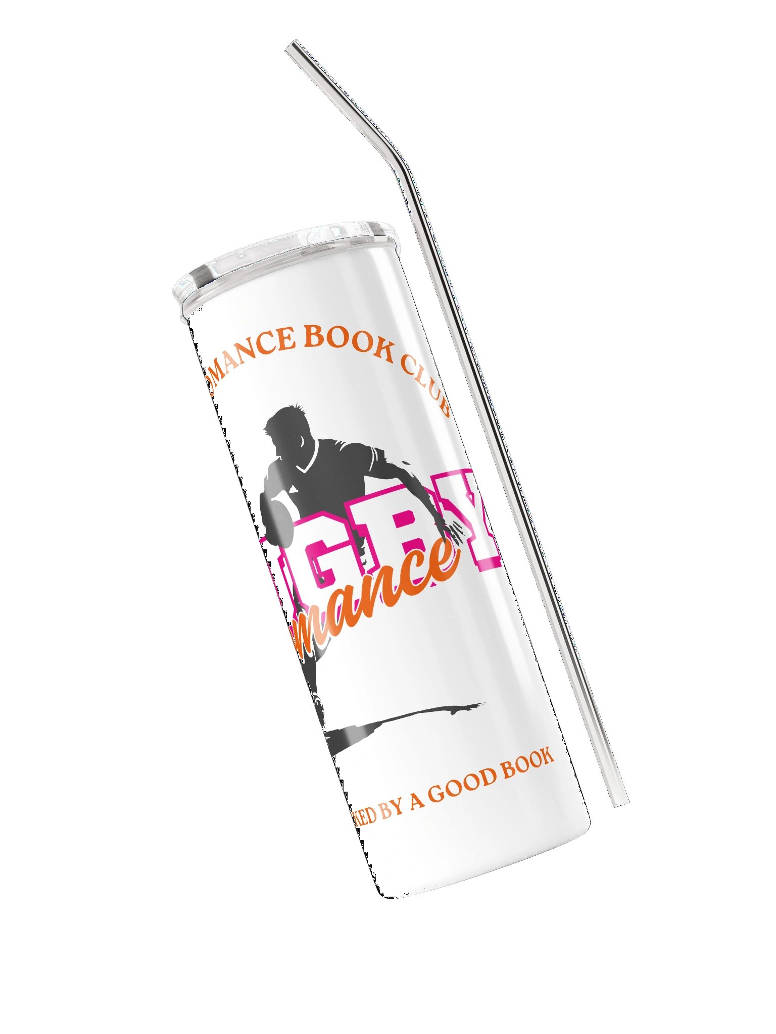 Rugby Romance Stainless Steel Tumbler (White) product image (3)