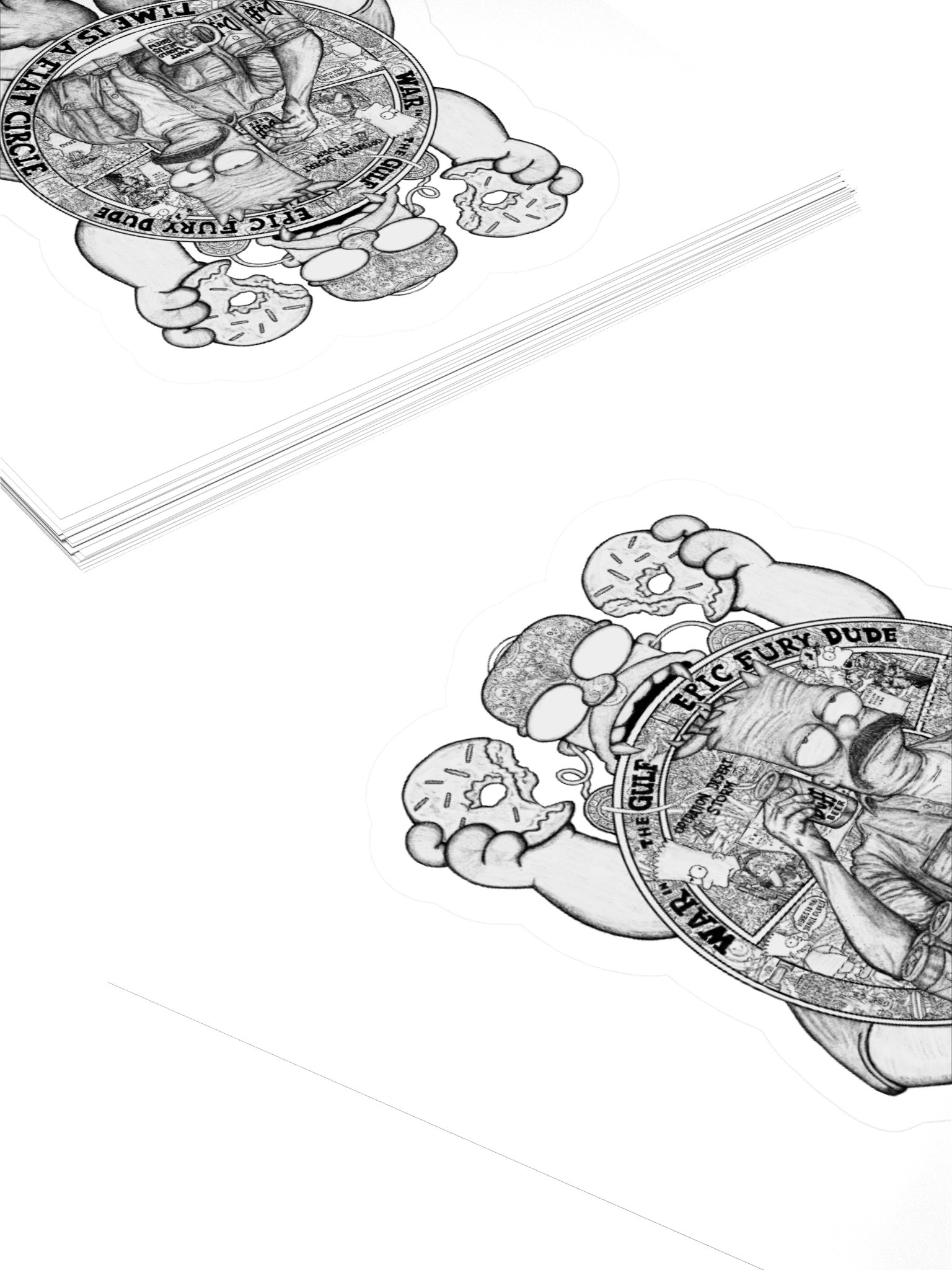 It's Samsara! B/W Sticker product image (11)