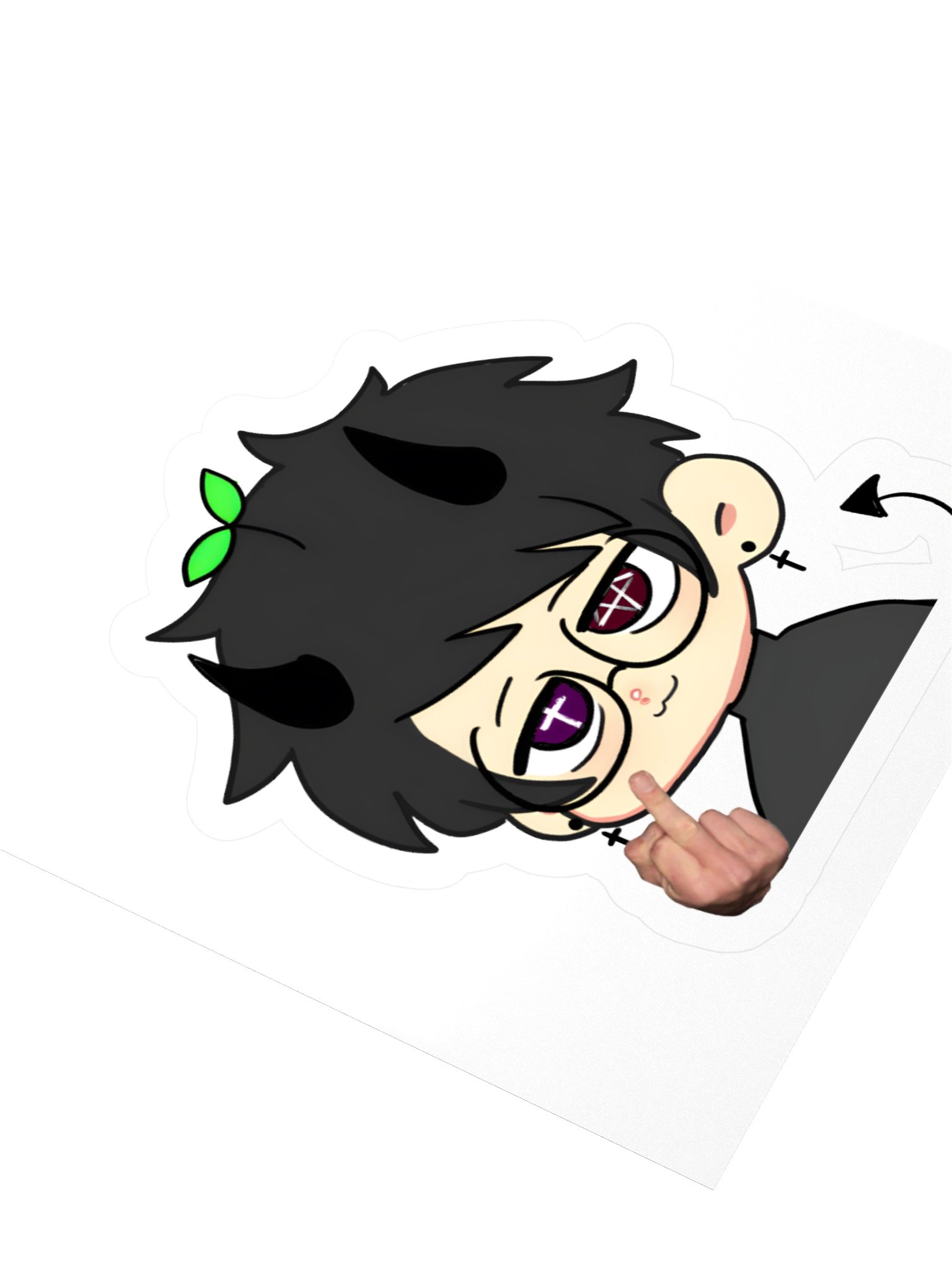 "Dis the finger" Sticker product image (9)
