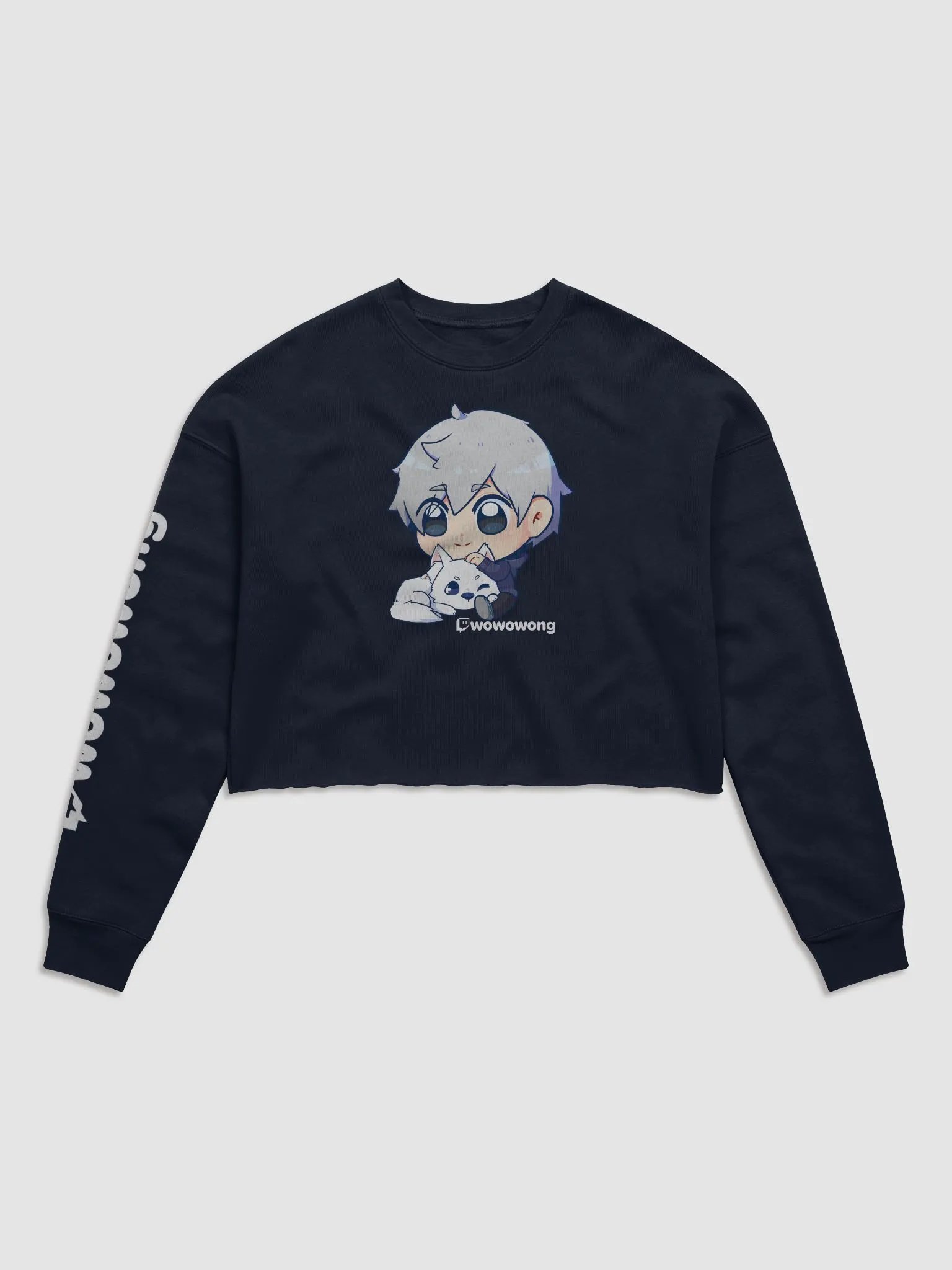 WoWoWong x WoWoKo - 3 Year Anniversary - Fleece Crop Sweatshirt product image (1)