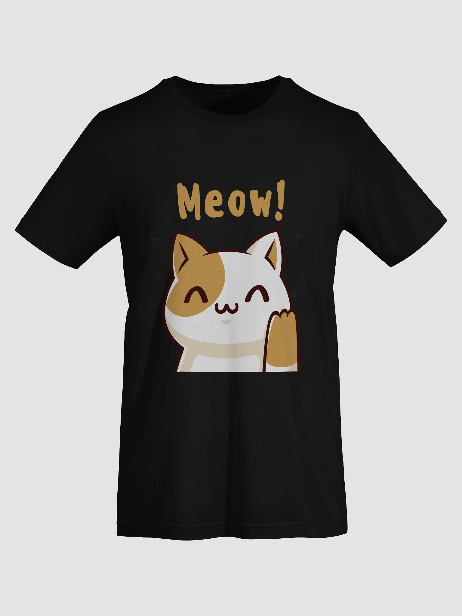 Meow! Cartoon Cat Graphic T-Shirt product image (7)