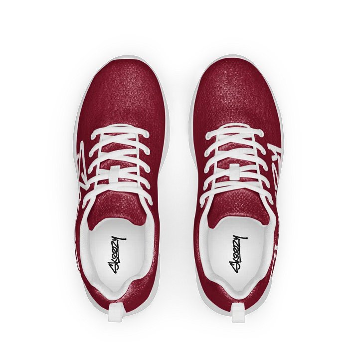 Solid Color Skeezy DRK RED/WHT product image (2)