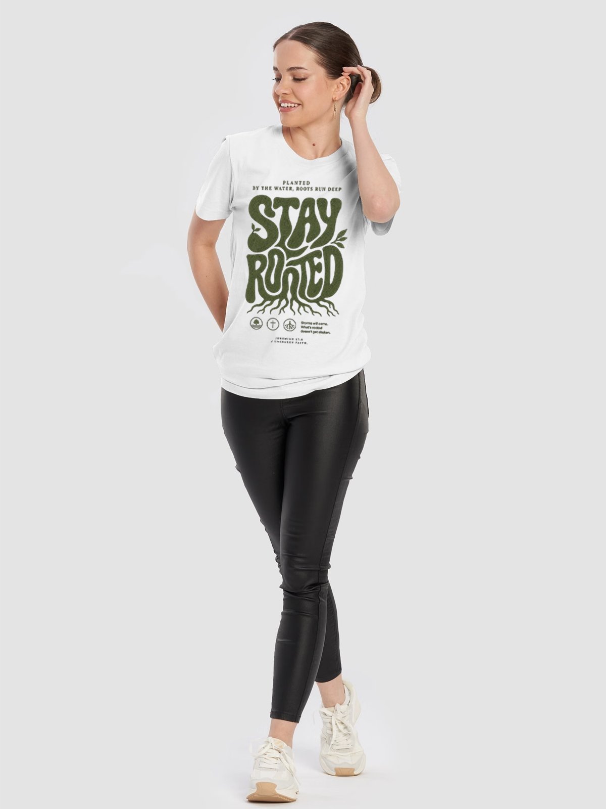 Stay Rooted Faith Christian graphic T-Shirt product image (5)
