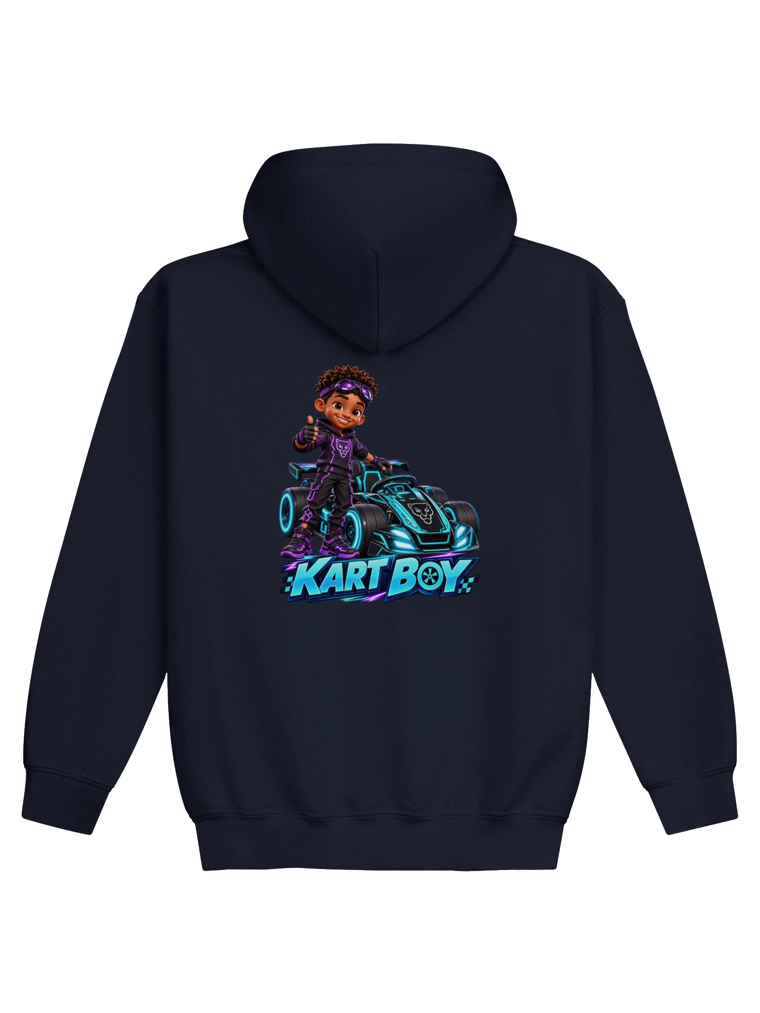 KART BOY Youth Futuristic Cartoon Hoodie product image (2)