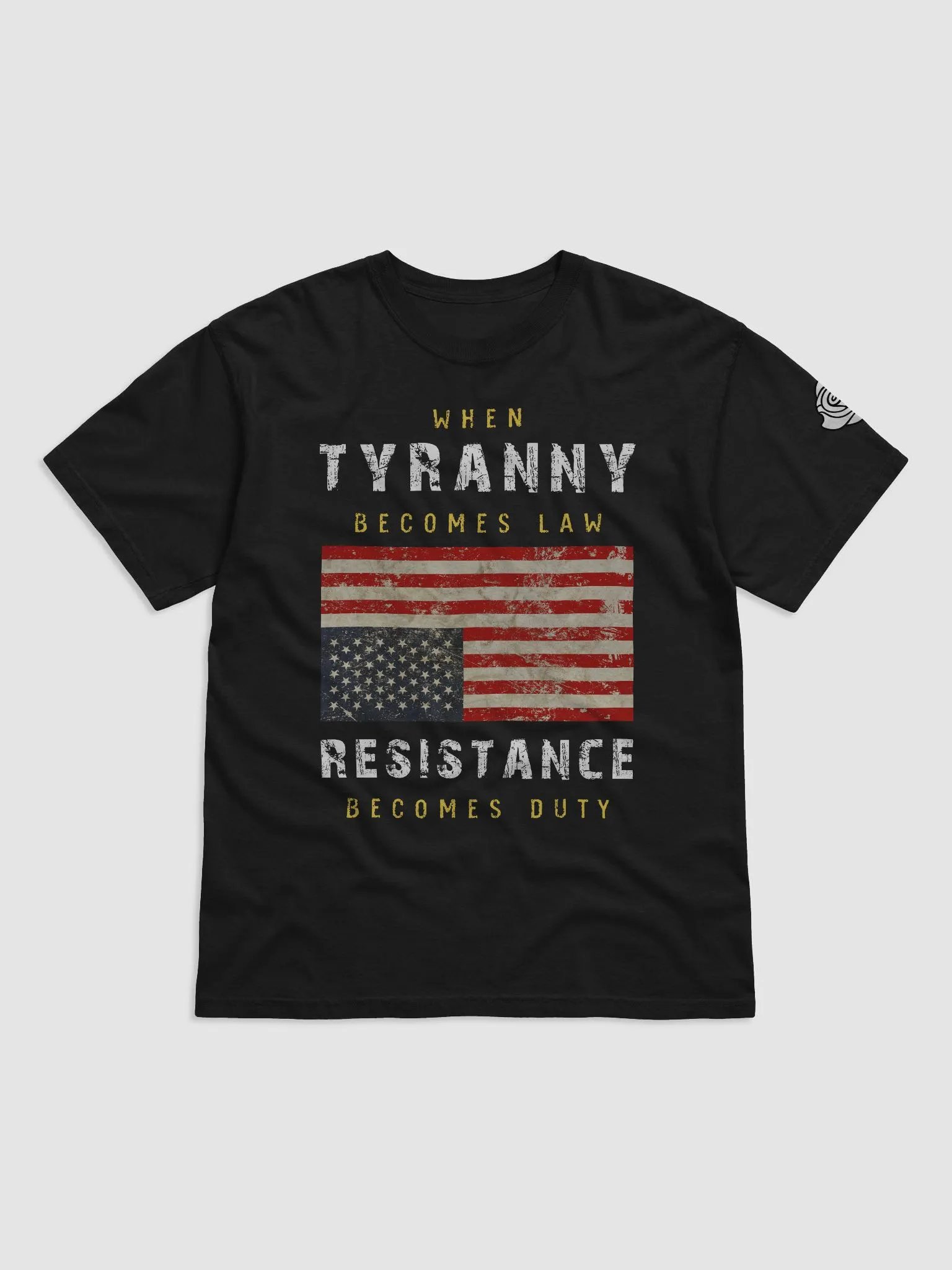 Tyranny / Resistance Men's Heavyweight Tee - B product image (1)