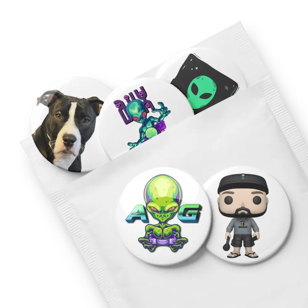 AUXgaming Alien Gamer Button Set product image (8)