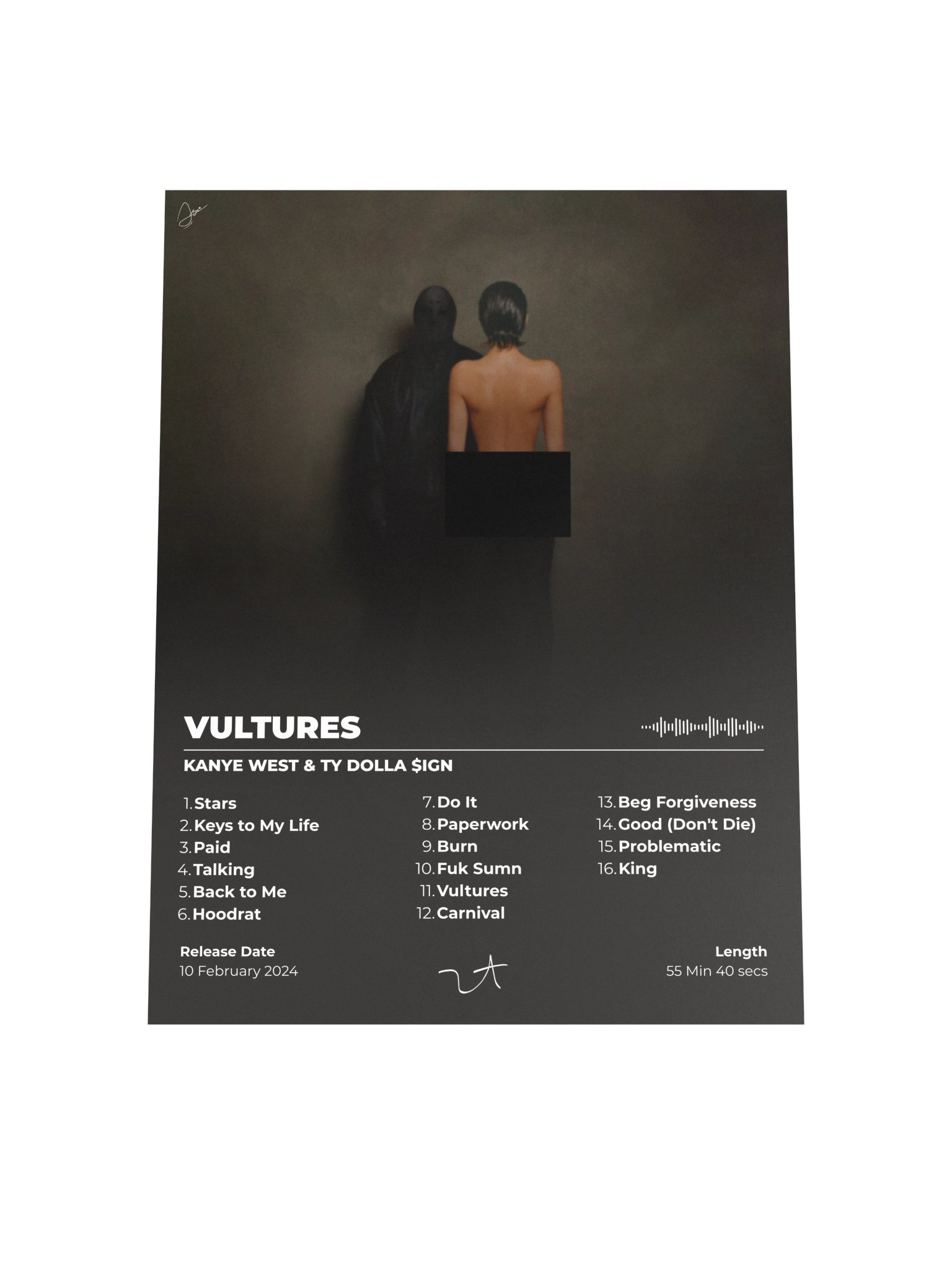 Vultures Album Poster product image (7)