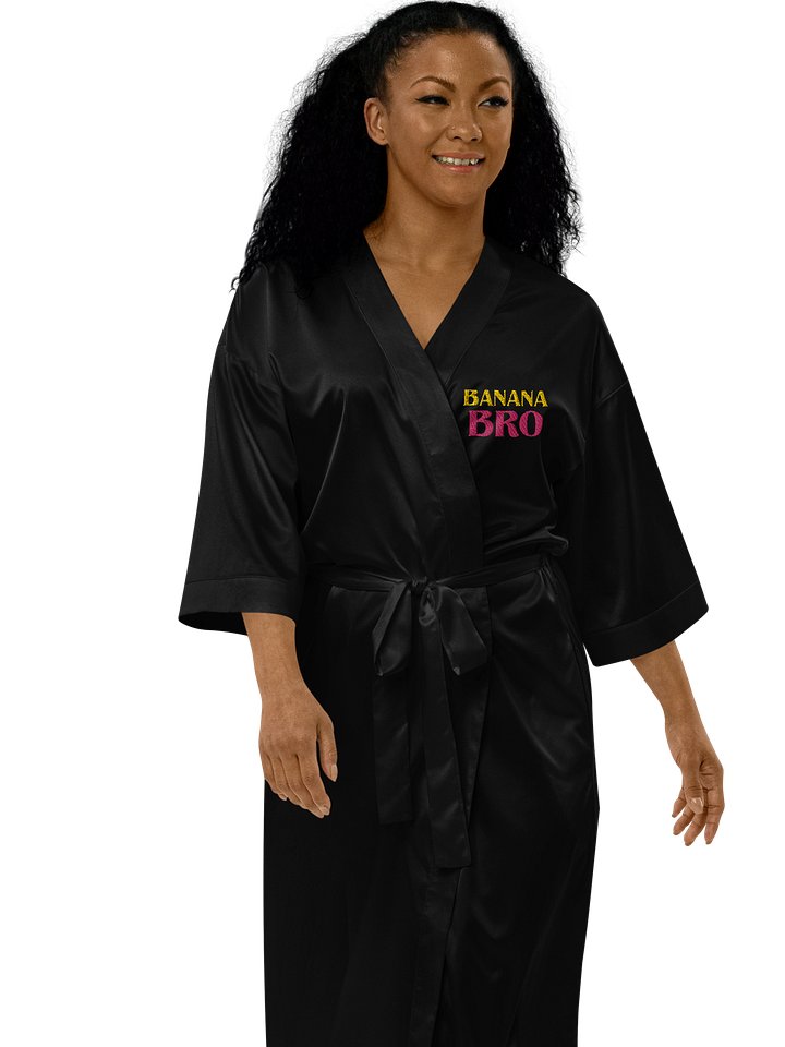 Banana Bro satin robe product image (2)