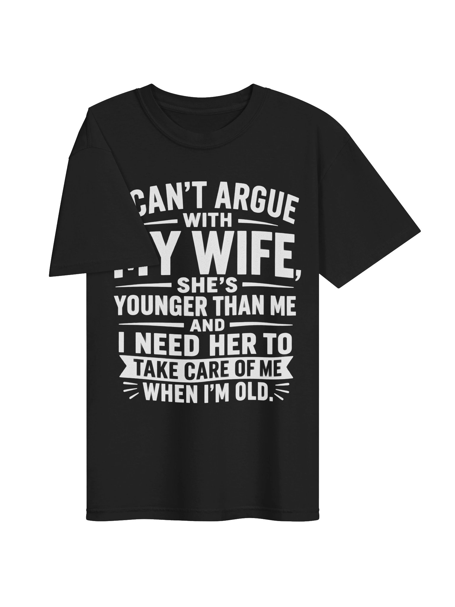 Funny Husband T-Shirt – I Can’t Argue With My Wife product image (3)
