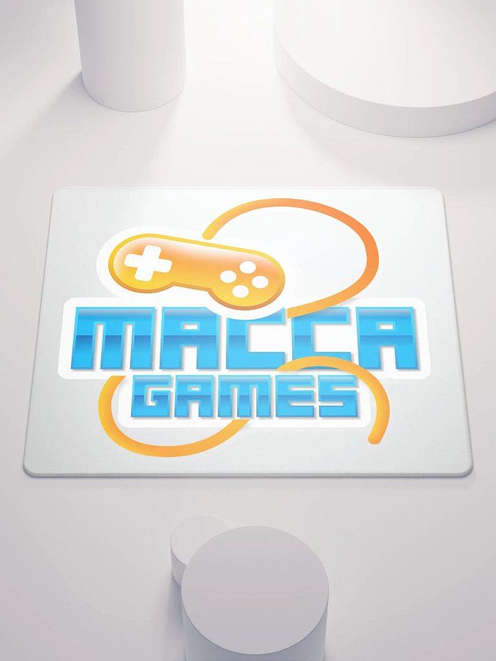 Maccagames mouse pad logo product image (1)