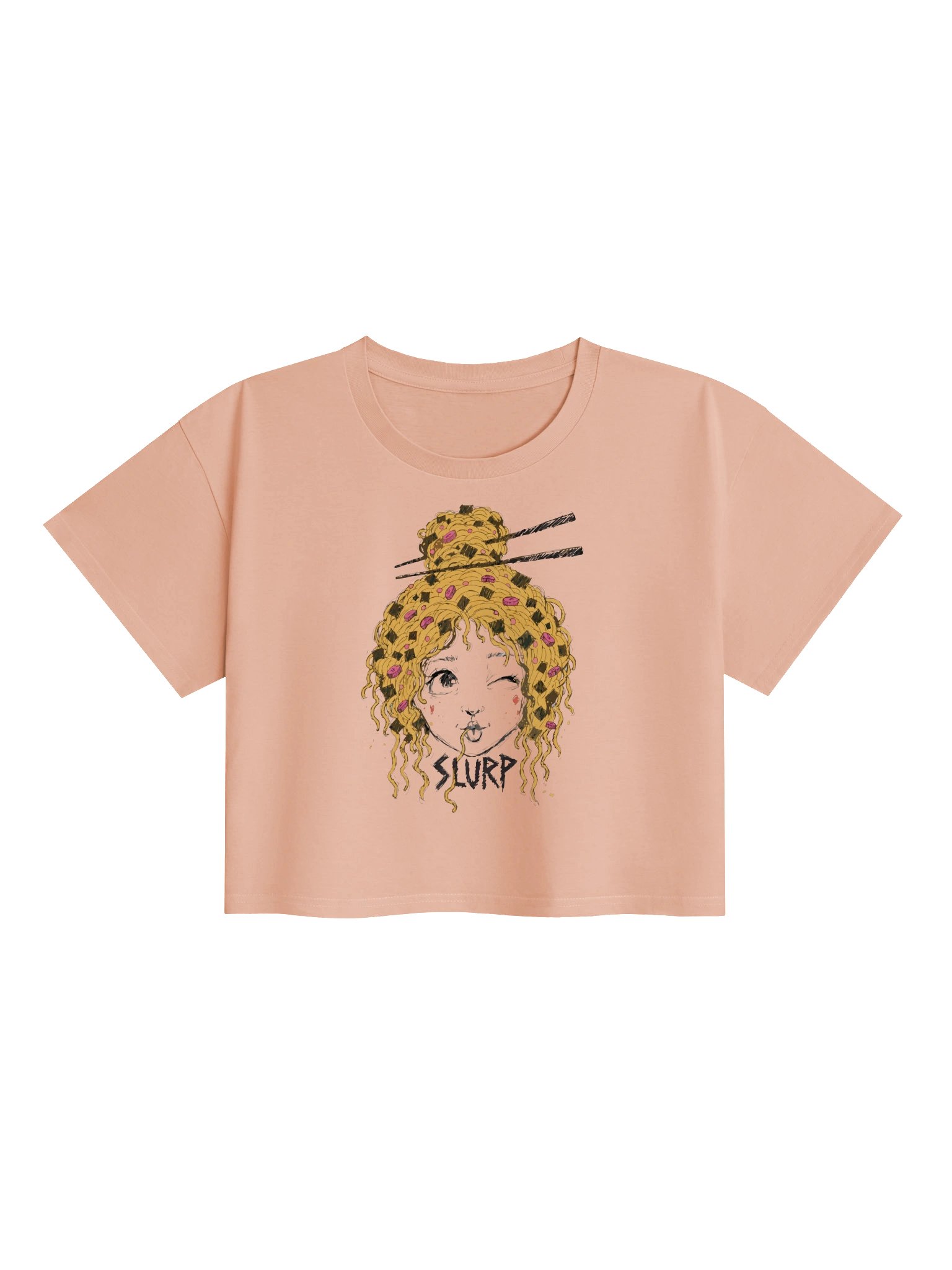 SLURP — Lost in the Broth | Graphic Crop Top | Ramen Streetwear product image (2)