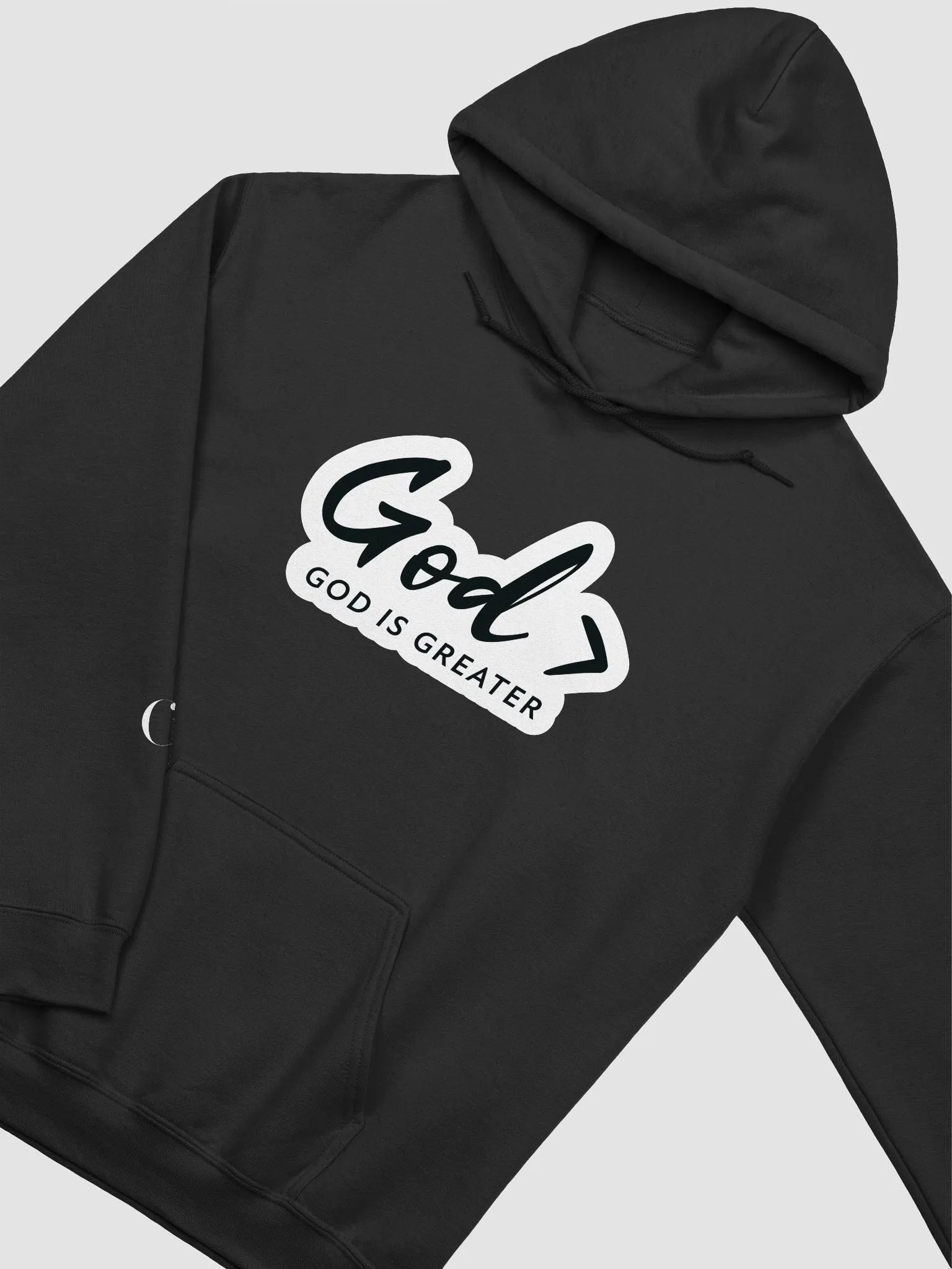 God > HOODIE - (BLACK TEXT) product image (28)
