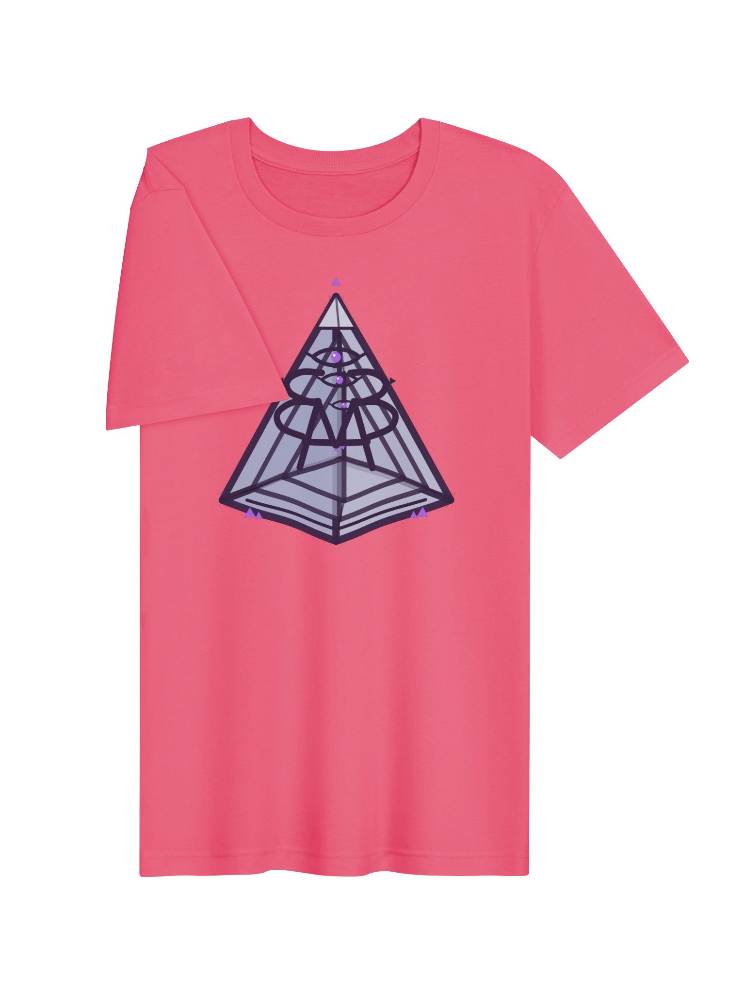 AMP-33 5D Pyramid Tee — Pink product image (3)