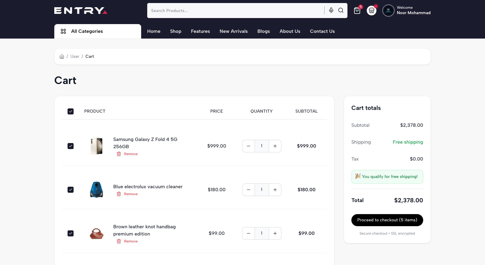 Complete Next.js eCommerce Platform | React 19 Storefront, Vite Admin & Node.js Backend product image (7)
