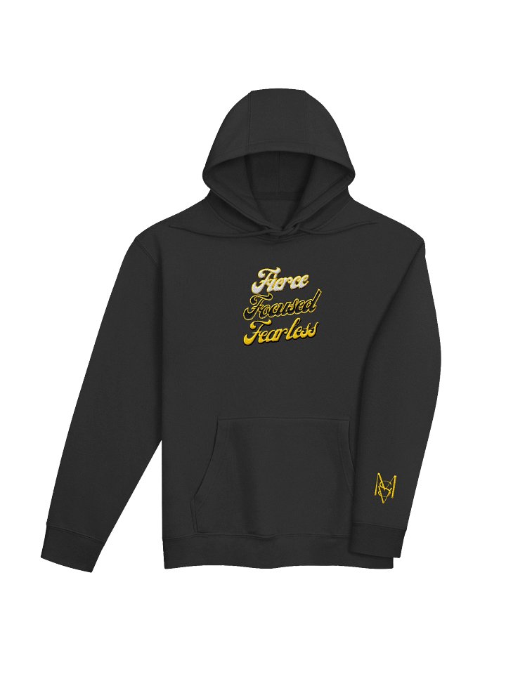 Retro Fierce. Focused. Fearless. Embroidered Hoodie | Team Verga Empowerment Collection product image (1)