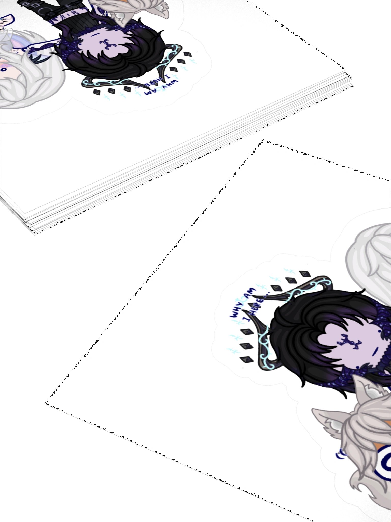 Chaotic Trio Sticker product image (10)