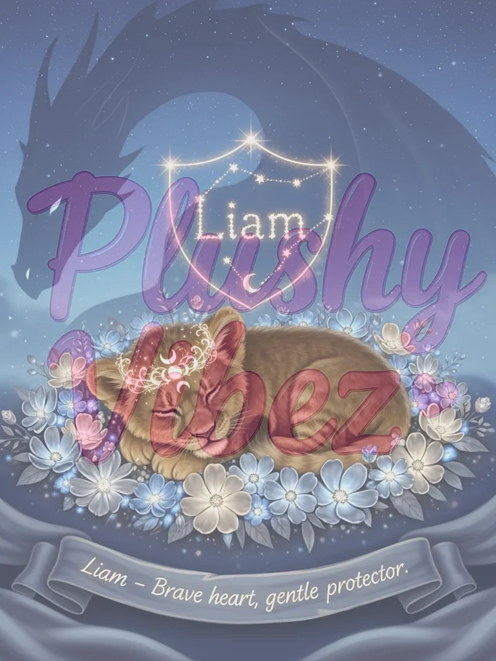 🦁✨ Liam Nursery Print – “Brave Heart, Gentle Protector" product image (1)