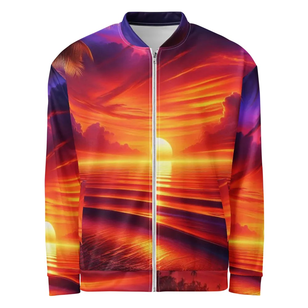 Sunset Serenade Bomber Jacket | AI Design product image (1)