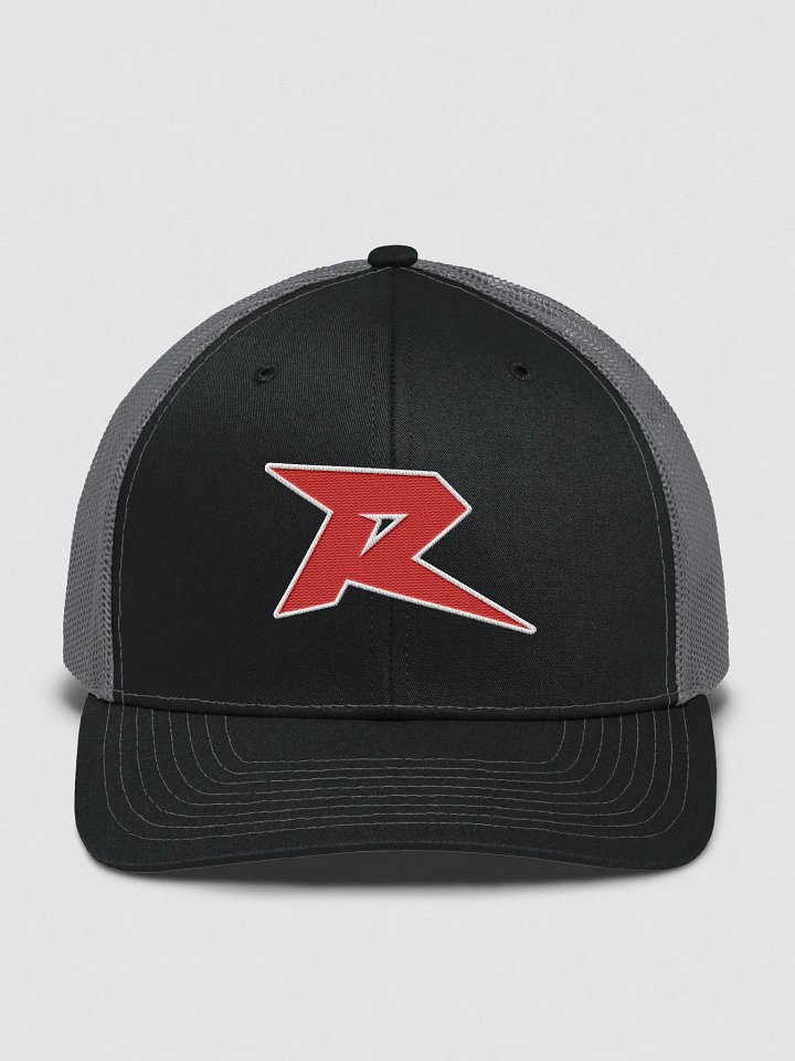 RED BEARD LOGO TRUCKER HAT (Black/Grey) product image (1)