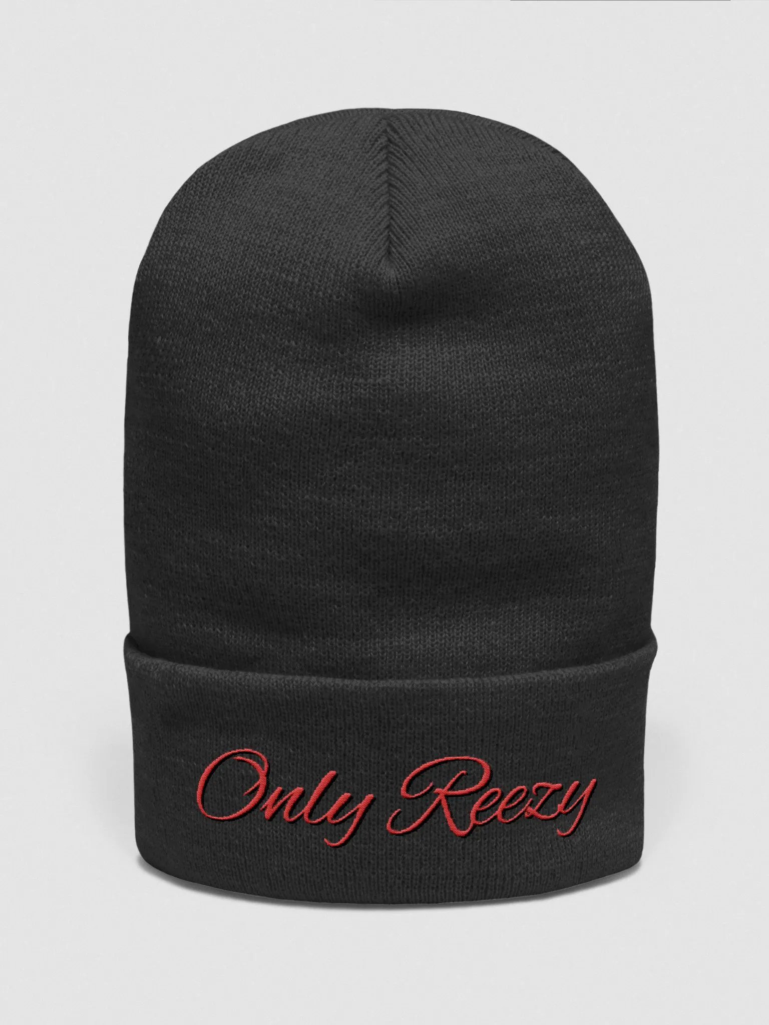 Reezy Red Cursive Beanie product image (2)