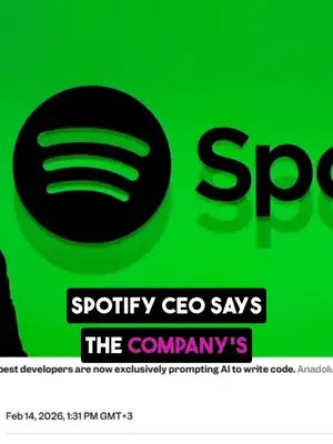 Are Developers Becoming Code Reviewers Instead of Coders? potify developers are using AI to write most of their code. Are engineers becoming reviewers instead of creators? The future of software just changed. #technology #ITSecurity #InfoSec #techfacts #tech #technews #spotify