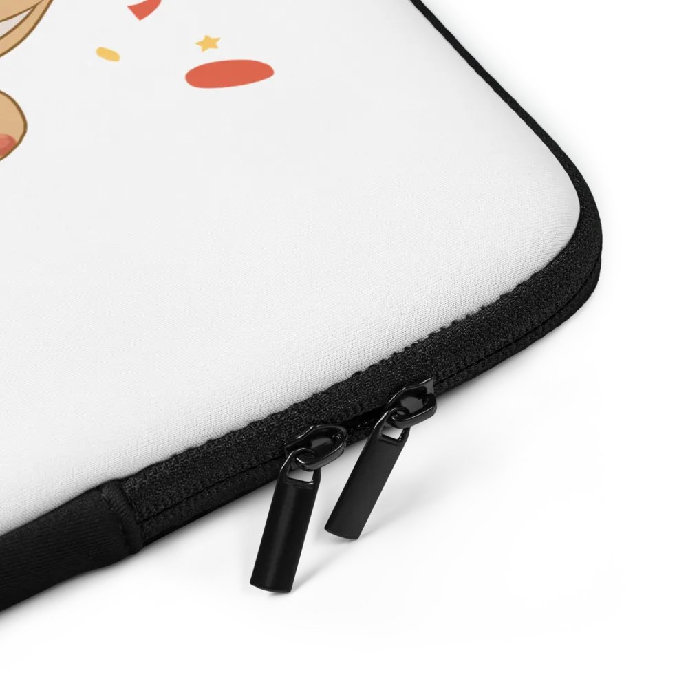 Apple Cat Laptop Sleeve product image (4)
