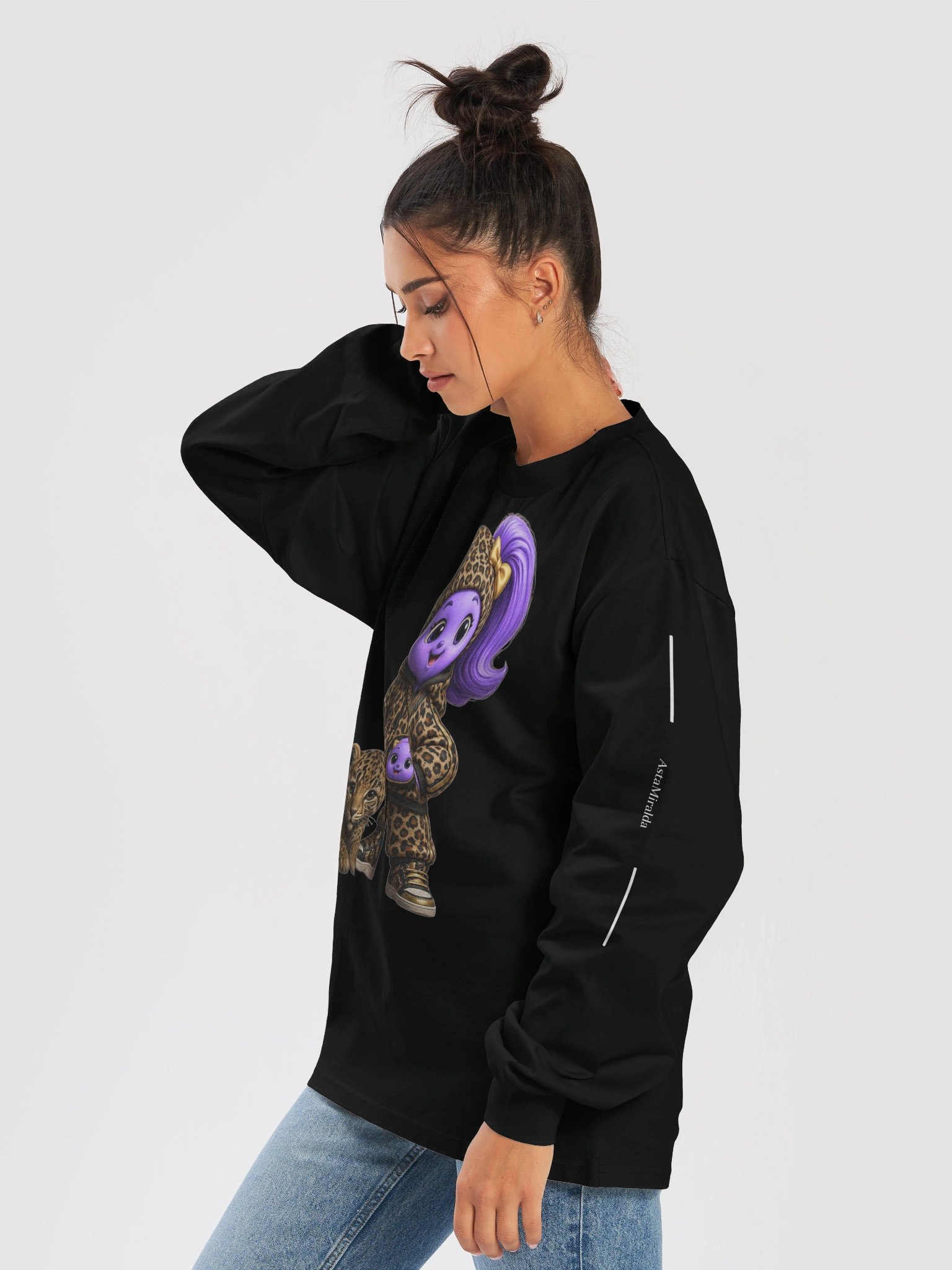 Bella Cub Leopard Streetwear Sweatshirt product image (7)