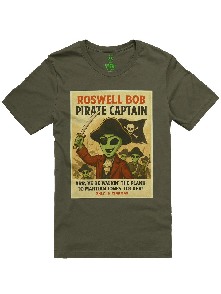 Pirate Captain Alien Parody Film Martian Jones' Locker T-Shirt product image (1)