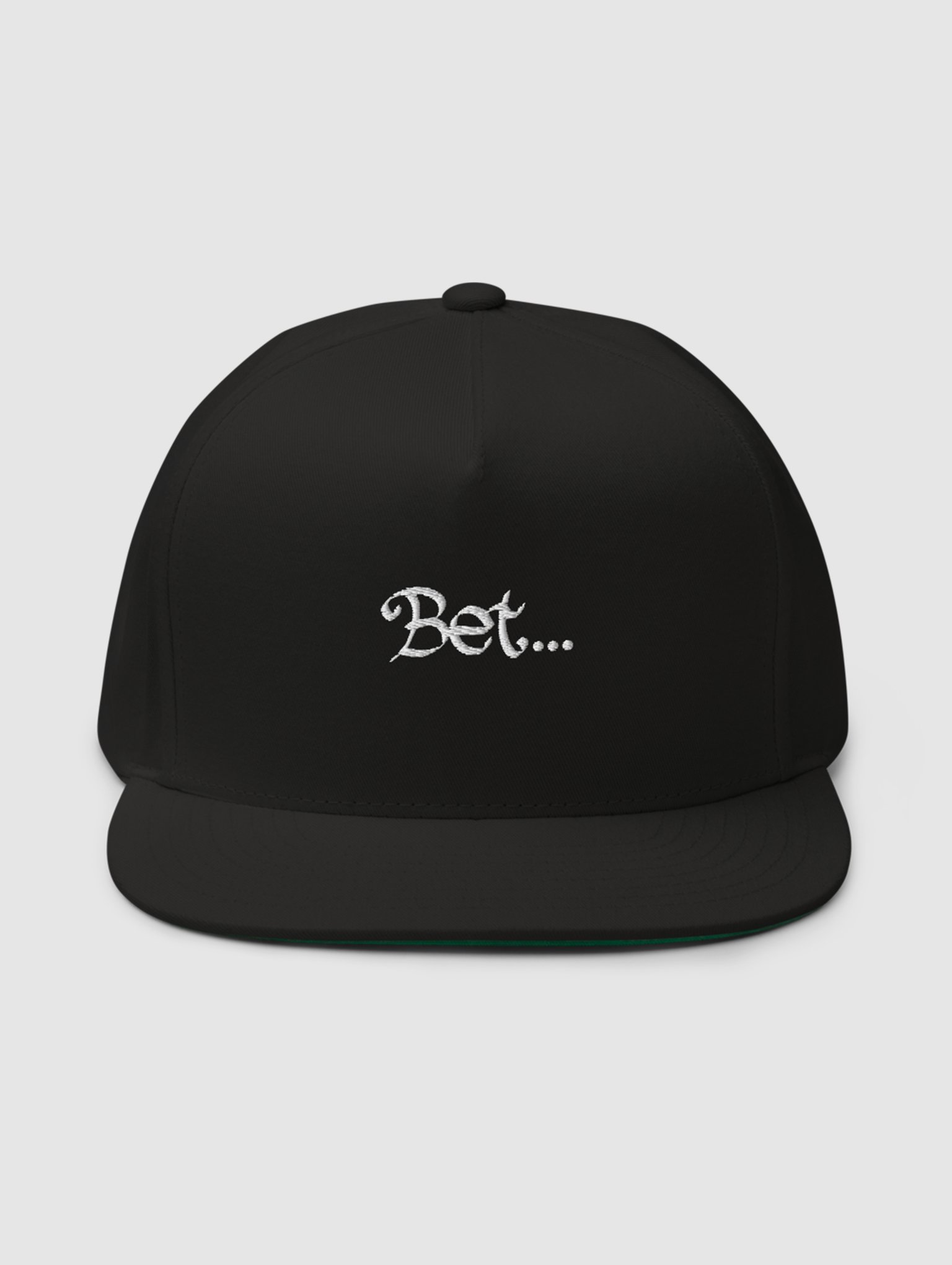 “Bet…” flat bill cap product image (1)