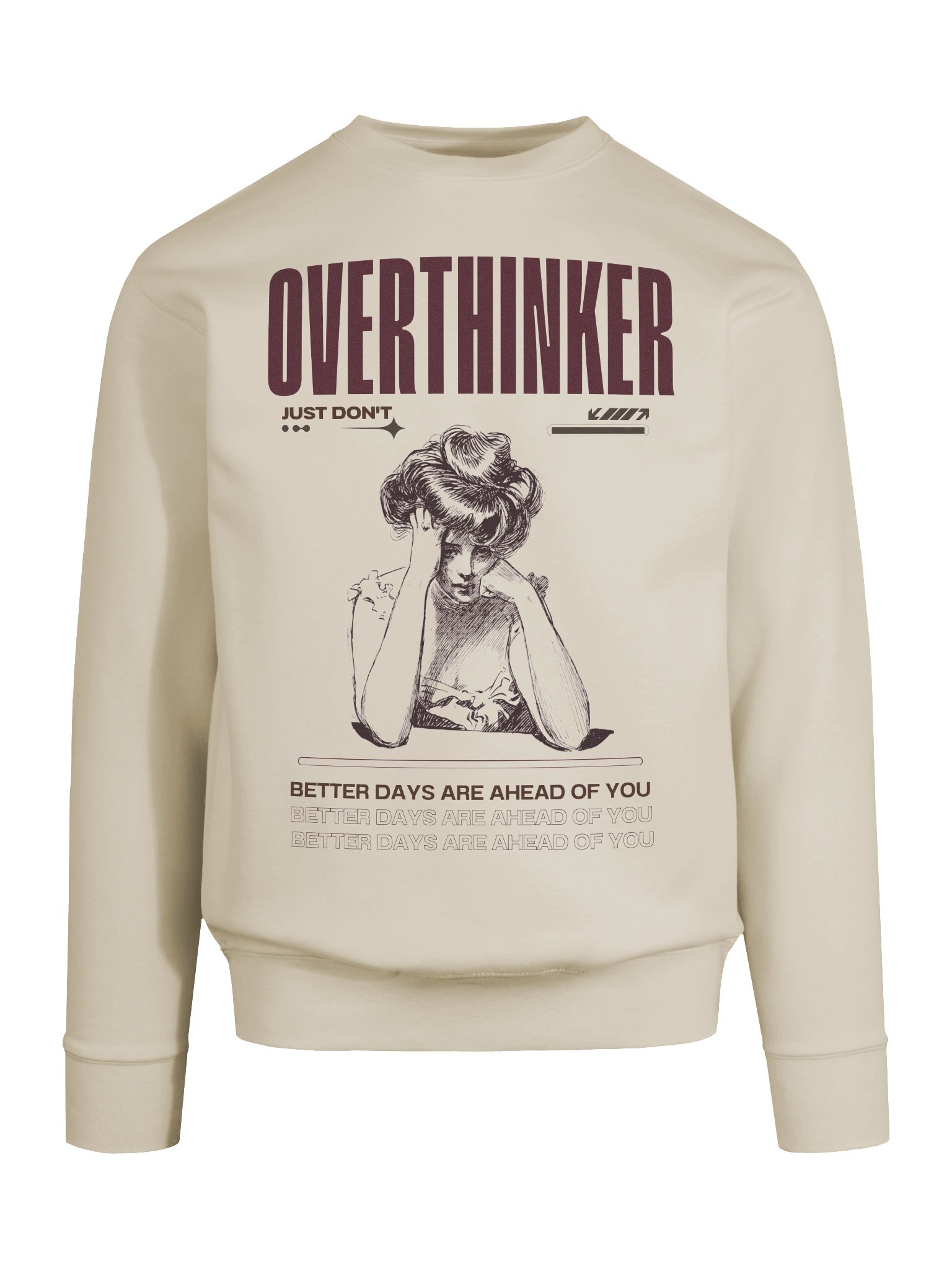 overthinker premium sweatshirt product image (17)