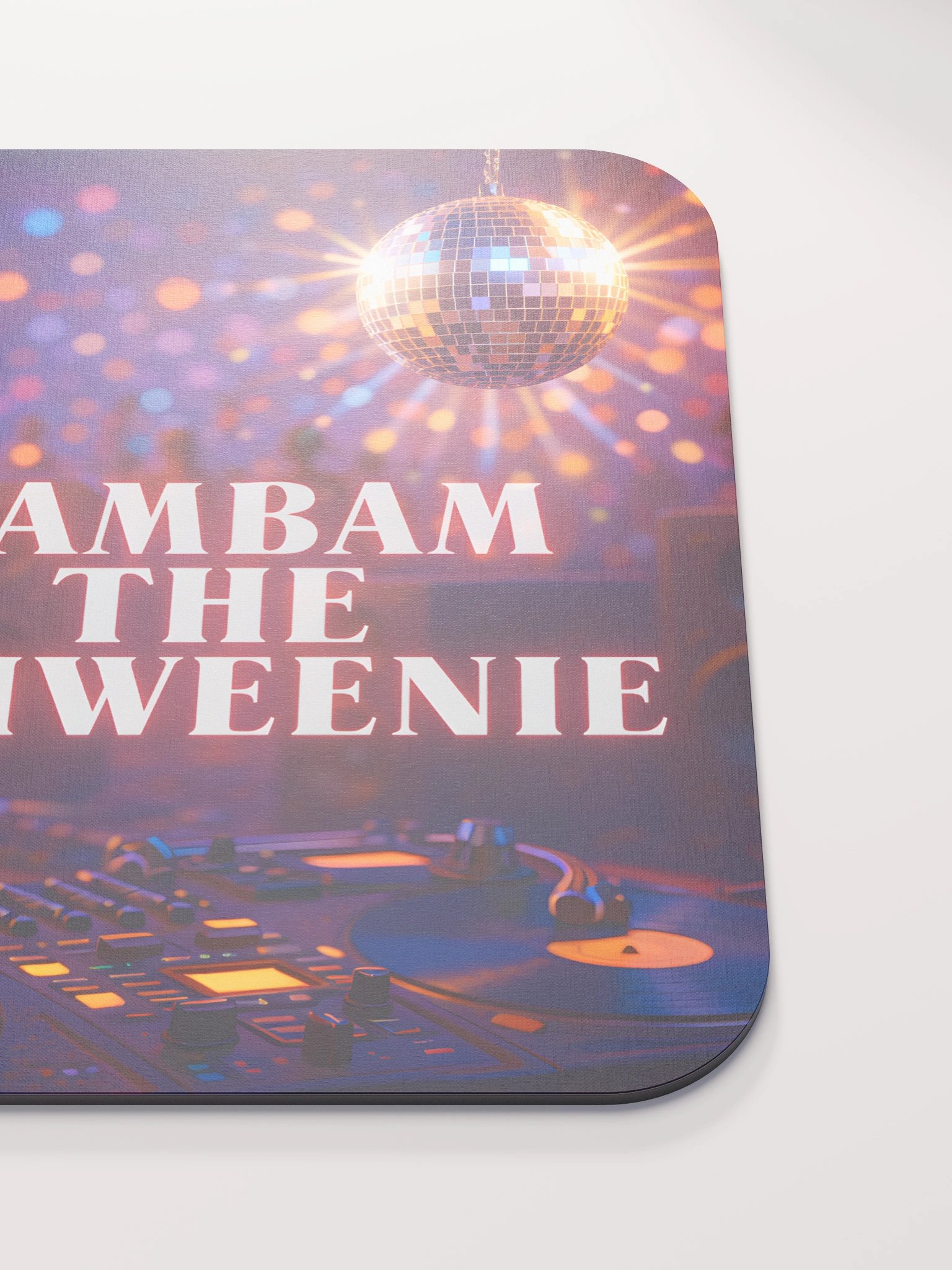 Bambam's I Woof House Music Mouse Pad product image (5)