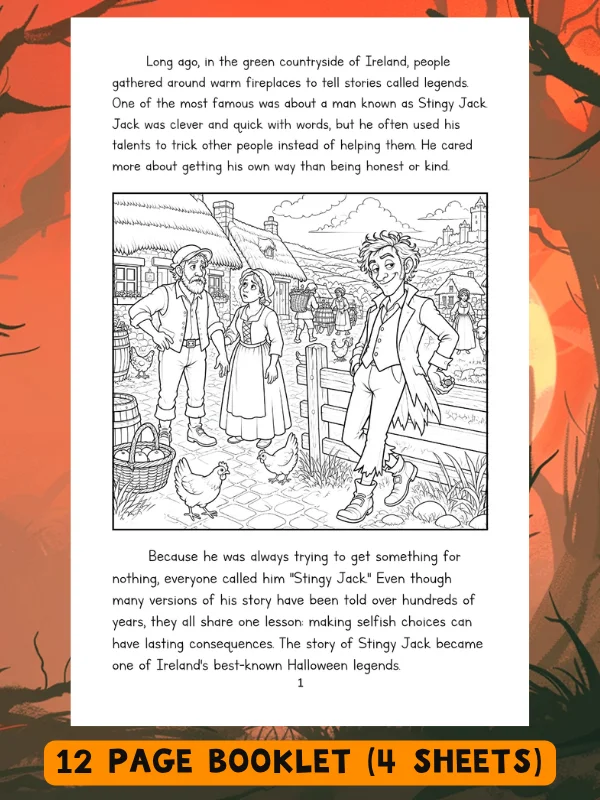 The Legend of Stingy Jack Coloring Book product image (2)