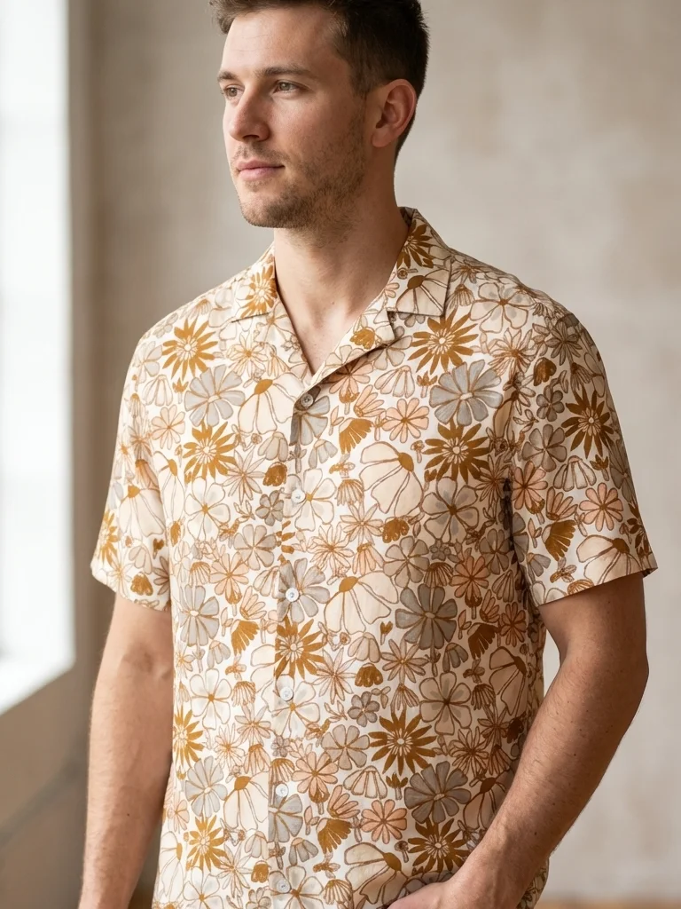 Retro Floral Hawaiian Shirt product image (3)