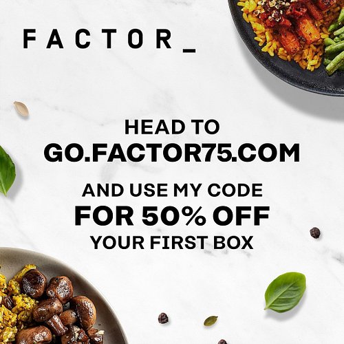 Good evening friends! I'm being #sponsored by @factormeals!!! Use code FACTORSE17424 for 50% off your first box at https://st...