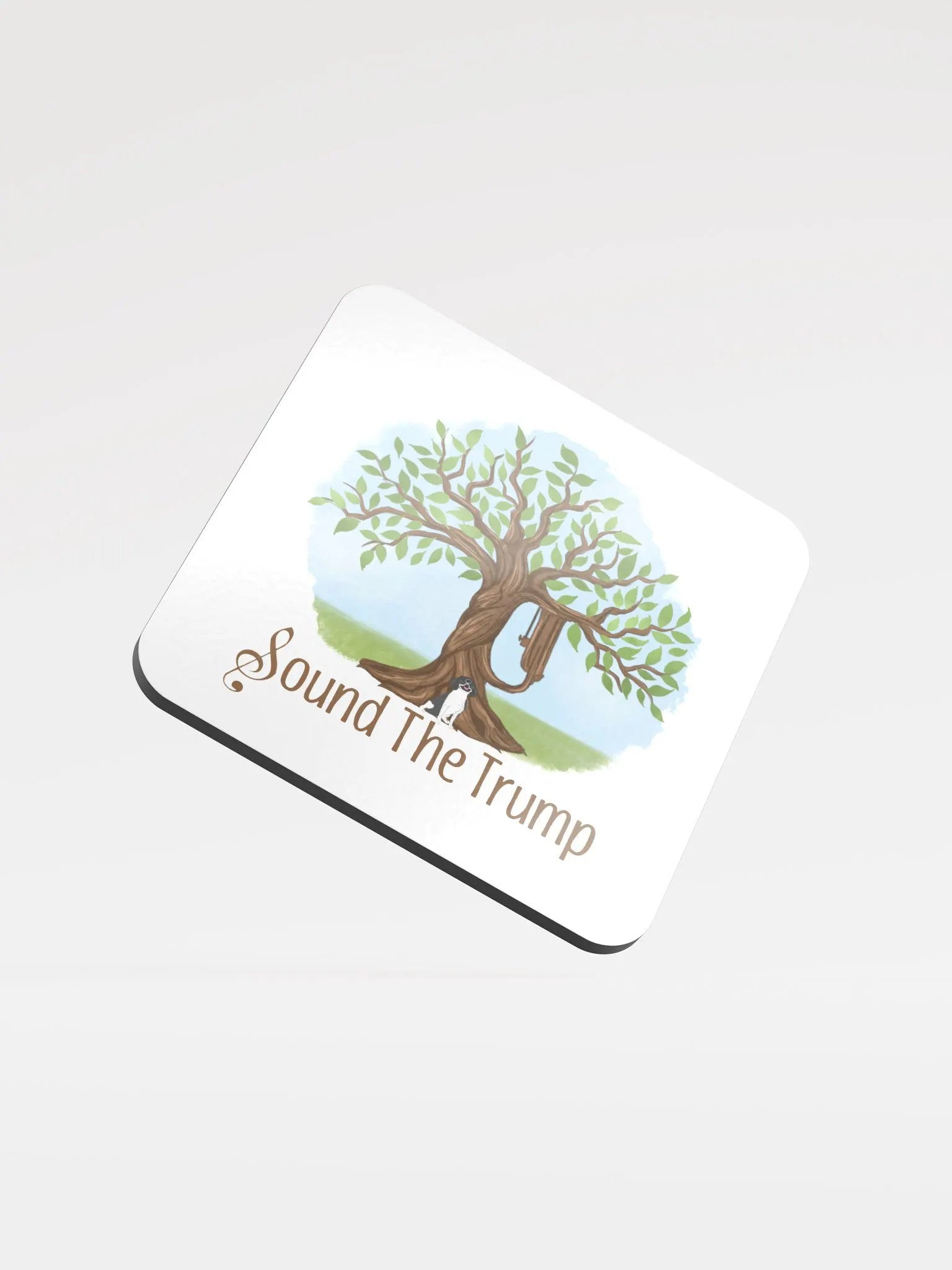 Glossed Coaster | Sound the Trump product image (1)
