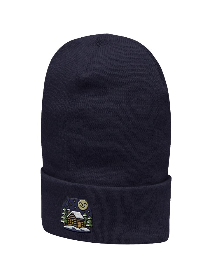 Moonlit Cabin Cuffed Beanie - Embroidered product image (2)
