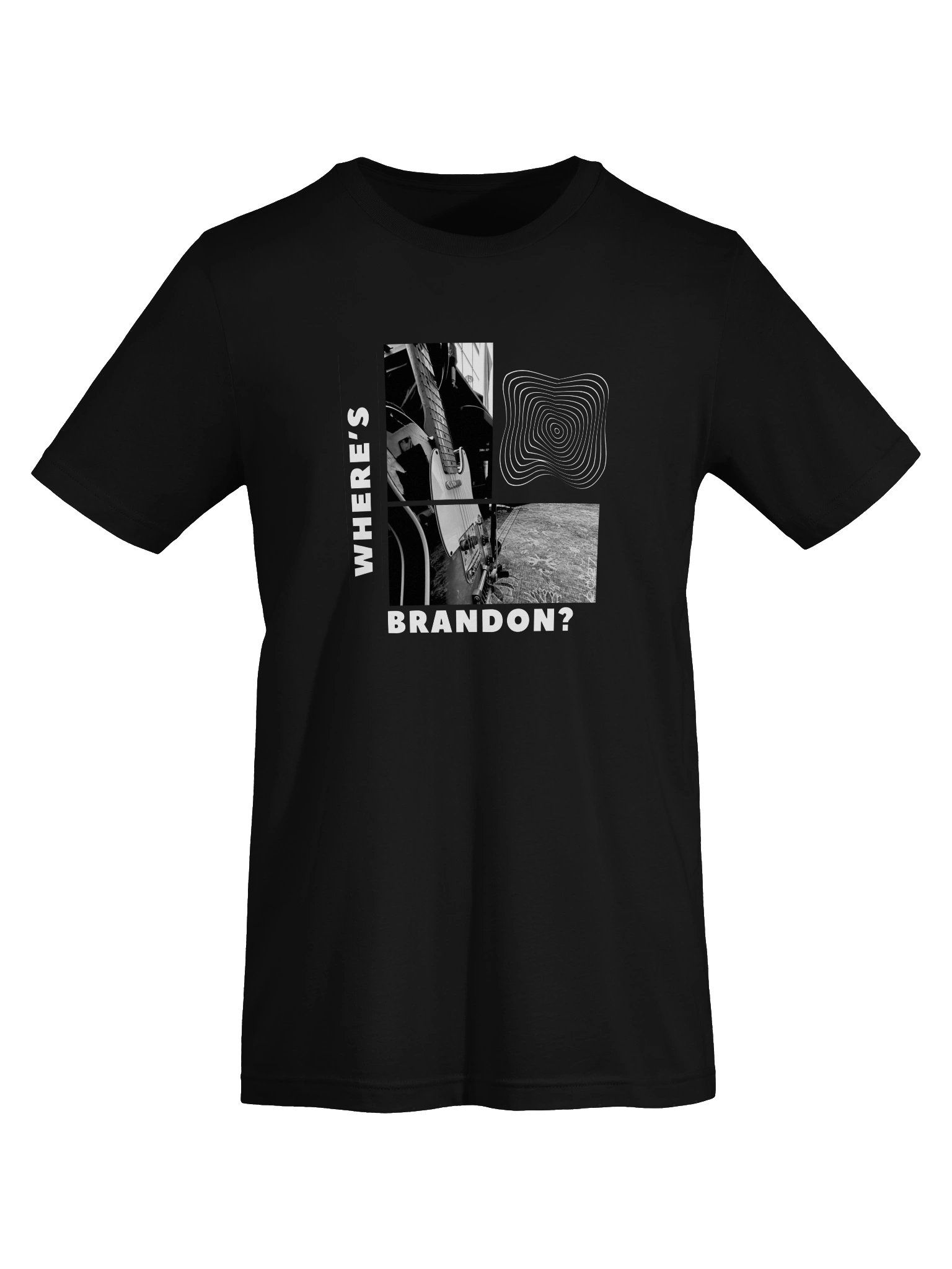 Where’s Brandon? Guitar Graphic Tee product image (6)