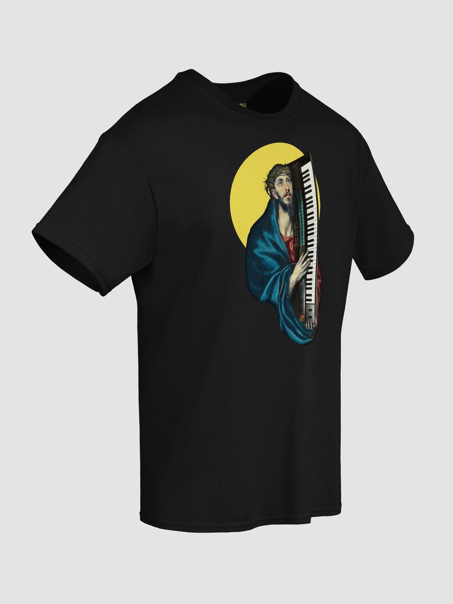 Christ Carrying the d-x-7 , EDM Tecno Unisex t-shirt product image (2)